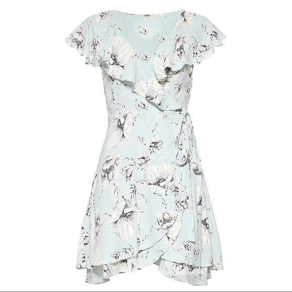 Free People Floral French Quarter Wrap Dress - Picture 6 of 10